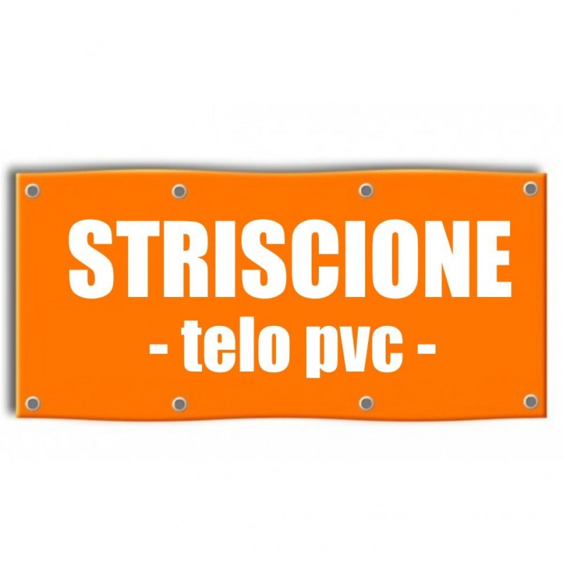 striscione stampato a colori su tel pvc